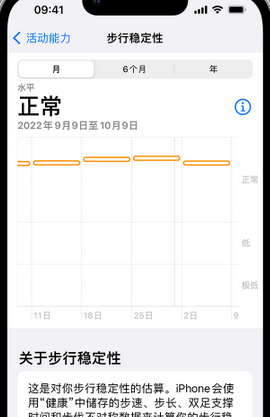 渭源iPhone手机维修如何在iPhone开启'步行稳定性通知'