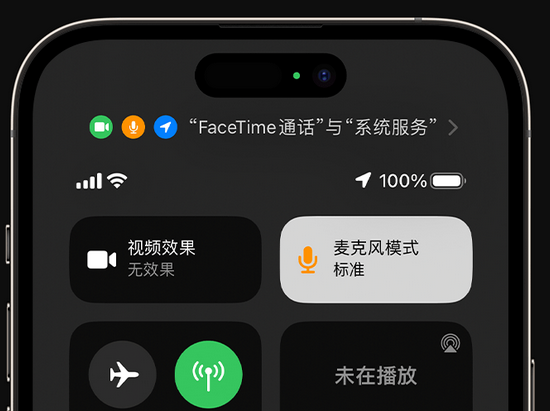 渭源苹果授权维修网点分享iPhone在通话时让你的声音更清晰 